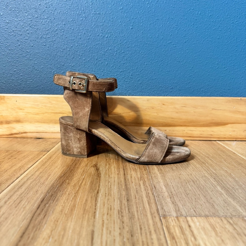 Arturo Chiang Tan Hannan Block Heeled Sandals size 8 - Picture 6 of 10